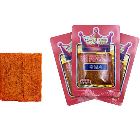 Остро-пряные пшеничные ломтики ZuiBaXiang (ZBX1017) 1кор*10бл*10шт, 75гр