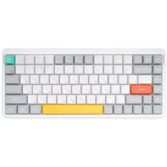 Беспроводная механическая клавиатура QMK Nuphy AIR75v2 Ionic White, RGB, Hot Swap, Aloe Switch (AIR75v2-IW-21)