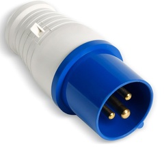 Вилка кабельная переносная 2Р+Е 16А 220В IP44 (013)