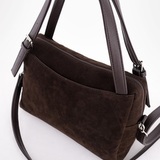 Сумка Саломея 364 эко-замша кофе