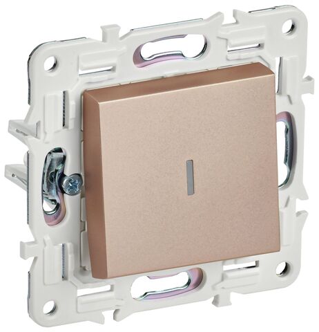 SKANDY Выключ. 1-кл. с инд. 10А SK-V07Sa песоч. IEK