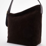 Сумка Саломея 485 эко-замша кофе