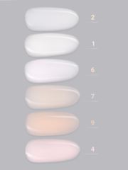 Камуфлирующая молочная база (RUBBER BASE MILKY) #1, 10 ml