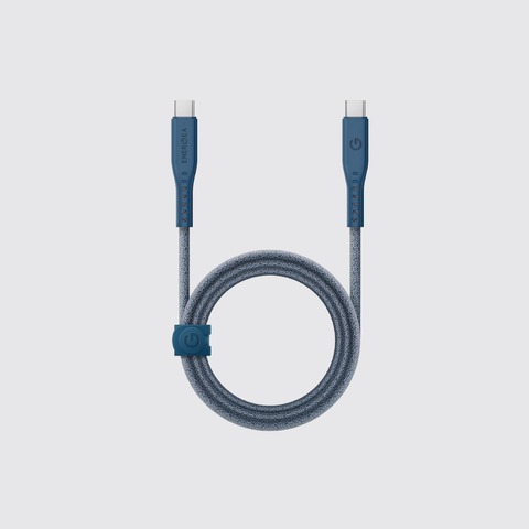 Кабель Energea Flow USB 2.0, USB-C to USB-C, 240W 1.5M, Синий | Blue