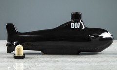 Штоф с рюмками «Подводная лодка», 7 предметов 0,7 л, фото 2