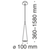 Подвесной светильник Technical Nevill P318-PL-01-W