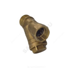 Фильтр сетчатый Y-образный латунь Ду 20 Ру20 G3/4" ВР/НР 4002 с отверстием под пломб Aquasfera 4002-02
