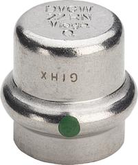 Заглушка, Viega, Sanpress inox, с SC-Contur, нержавеющая сталь, 18 мм, модель 2356