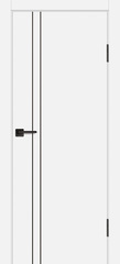 Дверь P-20 черный молдинг / Цвет Белый / Двери PROFILO PORTE