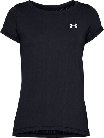 Женская теннисная футболка Under Armour HeatGear Armour SS Women - black