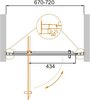 Душевая дверь в нишу Cezares MOLVENO-BA-1 MOLVENO-BA-1-80-C-Cr-IV