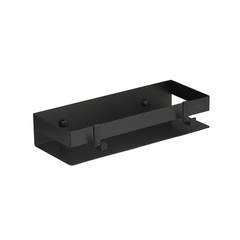 Lemark 9772050 Полка для душа прямая Lemark 300 мм SHELF LINE из нерж. стали с крючками, черный фото