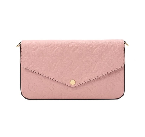 Клатч Louis Vuitton Felicie розовый