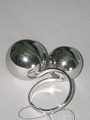 Шары 1,5+1,8 (кольцо из серебра)