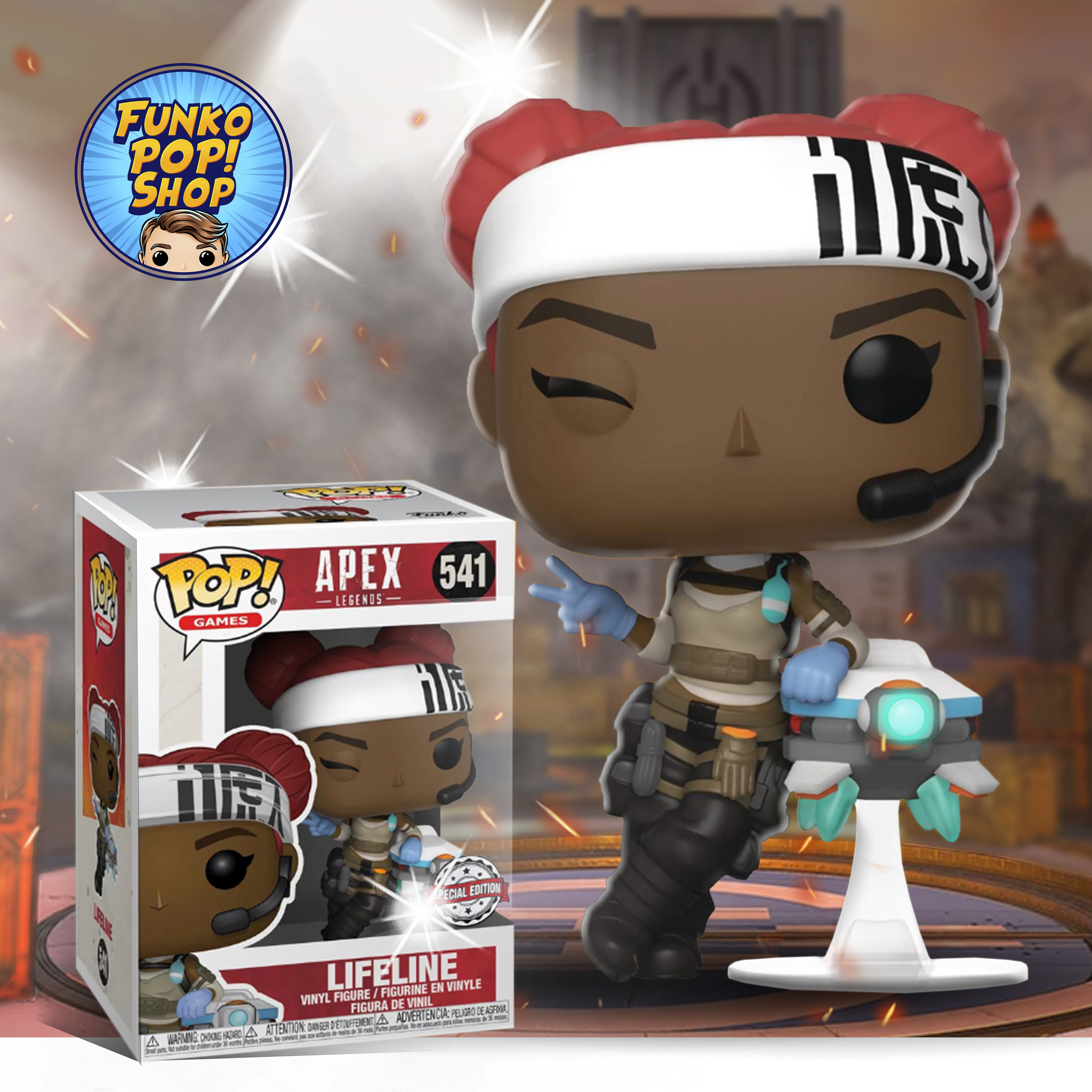 Фигурка Funko POP! Apex Legends Lifeline (SE) /Фанко Поп Апекс Легендс  Лайфлайн - купить по выгодной цене | Funko POP Shop