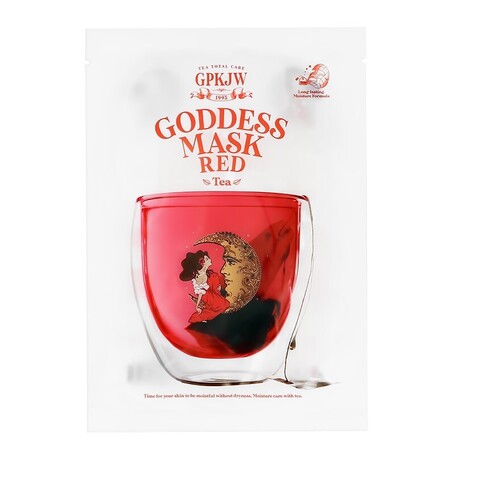 GPKJW (JMSolution) Goddess Mask Red Tea маска для лица с экстрактами цветков гибискуса и чая каркаде