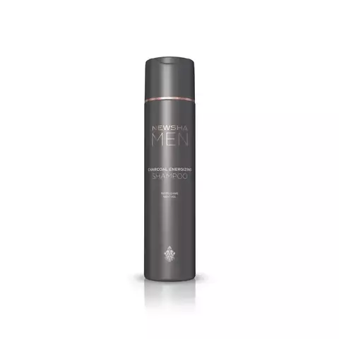 NEWSHA MEN Charcoal Energizing Shampoo Очищающий Шампунь с Древесным Углем и Ментолом
