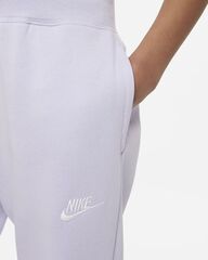 Детские теннисные штаны Nike Sportswear Fleece Pant LBR - oxygen purple/white