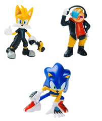 Набор фигурок Sonic Prime Sonic the Hedgehog Найн (Тейлз), Соник и доктор Дон