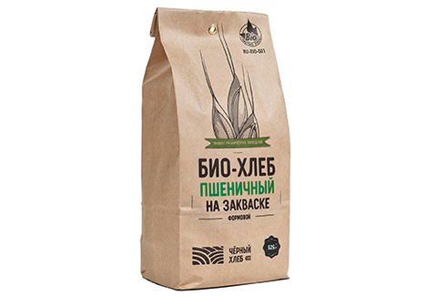 Набор для выпечки: БИО-хлеб пшеничный на закваске формовой, 525г