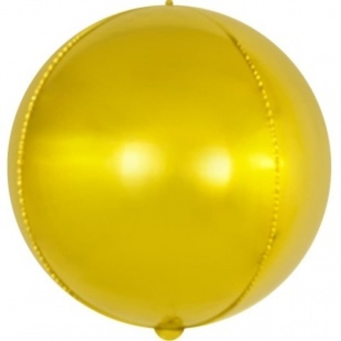 К Мини-сфера 3D, 11''/30 см, Gold (Золото), 1 шт.