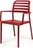 Кресло Costa пластиковое красное Nardi Италия