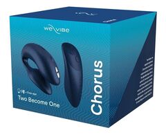 Синий вибратор для пар We-Vibe Chorus - 