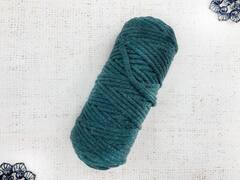 Шнур хлопковый без сердечника, d 3 мм, изумруд