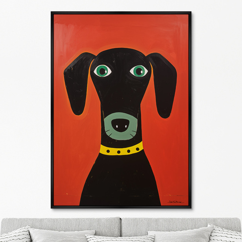 ArtNoMore - Репродукция картины на холсте Dog, No 2, 2024г.