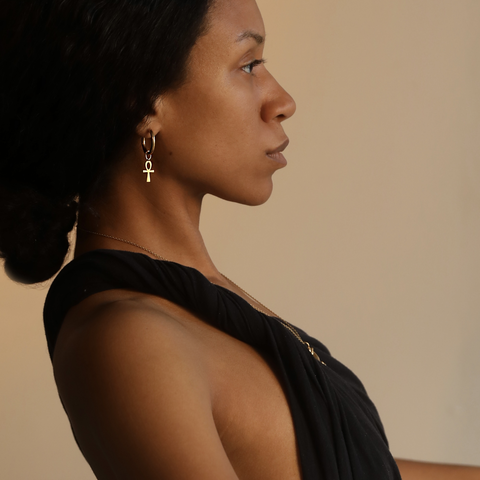 Подвеска для серьги EGYPTIAN CROSS серебро