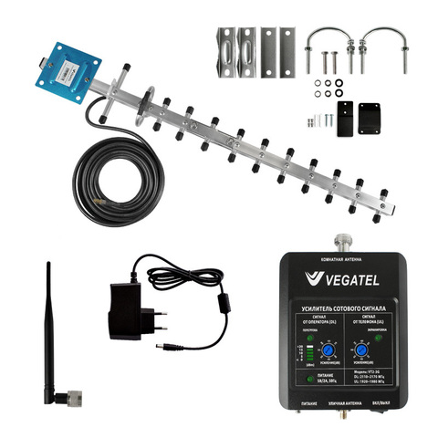 Усилитель сотовой связи VEGATEL VT2-3G-kit (LED)