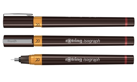 Пишущий элемент Rotring для изографа, толщина линии: 0,20 mm (S0218100)
