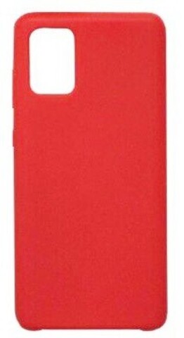 Силиконовый чехол Silicone Cover для Samsung Galaxy A71 (Красный)