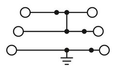 ST 2,5-PE/2PV-Многоярусный клеммный модуль