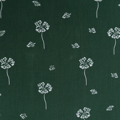 Ткань штапель принт 105 гр/м, 100% вискоза, ш. 145 см, зелёный