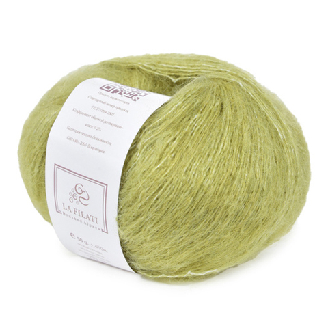 Brushed Alpaca La Filati (10% альпака, 34% овечья шерсть, 24% акрил, 32% полиэстер, 50 гр/450 м)