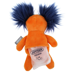 Triol JOYSER Puppy игрушка для собак Белка со сменной пищалкой S оранжевая, 15 см