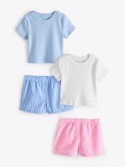 Пижама для девочки Next E31-744, 2 шт., Розовый, Голубой