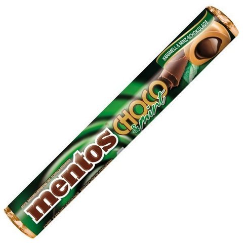 Mentos Choko Karamell & Mint Ментос карамель и мята 38 гр