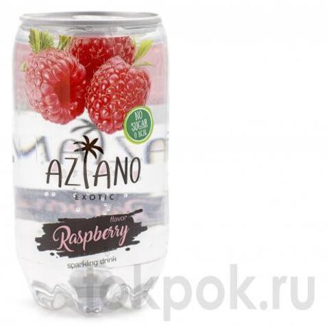 Газированный напиток со вкусом малины Aziano Raspberry Fruit Sparkling, 350 мл