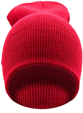 Картинка шапка-бини Skully Wear Board Soft Knitted Hat red - 8