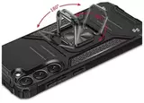 Противоударный чехол Strong Armour Case с кольцом для Samsung Galaxy S23 Plus (Черный)