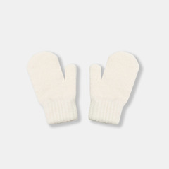 Варежки вязаные (экрю)