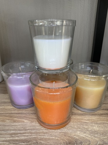 Свеча в стакане ароматизированная