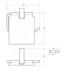Cezares SLIDER-PH-IN SLIDER-PH-IN Держатель для туалетной бумаги, исполнение сатин
