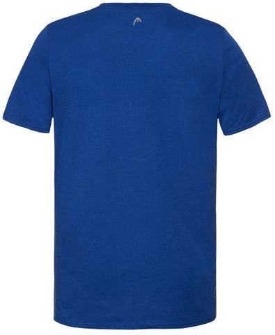 Теннисная футболка для мальчиков Head Club Chris T-Shirt JR - royal blue