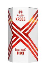 Прозрачный мастурбатор MensMax Xross Beads х Rock Open - 