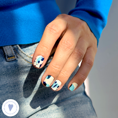 ПЛЕНКИ NAIL WRAPS BLUE BUBBLES