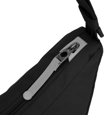 Картинка сумка городская Pacsafe GO Lunar crossbody черная смола - 8