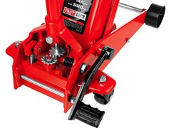 STAYER F-35 RED FORCE, 3.5 т, 145 - 500 мм, подкатной домкрат с быстрым и высоким подъемом для СТО, Professional (43155-3.5)